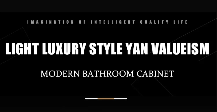 Solid Wood Boards Modern Smart Home Improvement Furniture Bathroom Fixture Bathroom Cabinets Bathroom Vanities Cabinet with Sink - Image 7