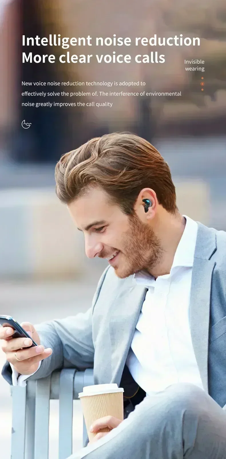 TWS Earphones Wireless Earphones Headphones Noise Reduction Sport Game Sleep Bluetooth Earbuds for all smartphones - Image 21