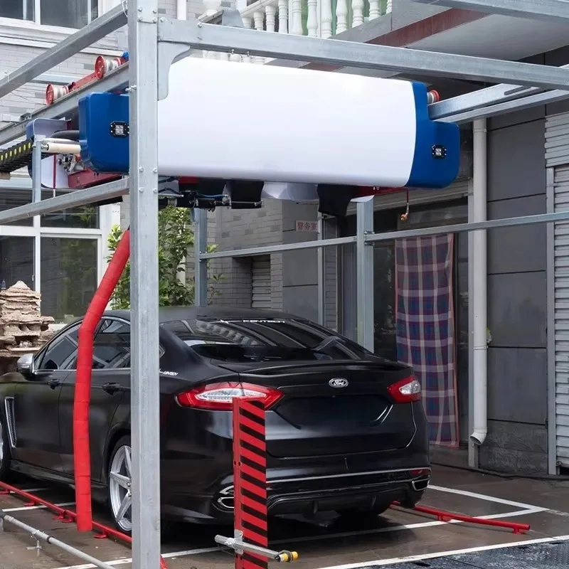 Touchless Car Wash Machine 360 for Sale Fully Automatic Stainless Steel 2200W Car Wash Machine