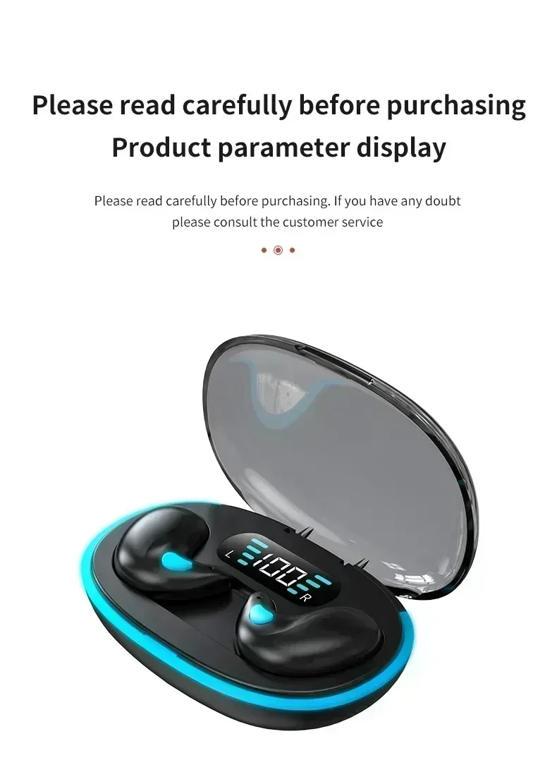 TWS Earphones Wireless Earphones Headphones Noise Reduction Sport Game Sleep Bluetooth Earbuds for all smartphones - Image 29