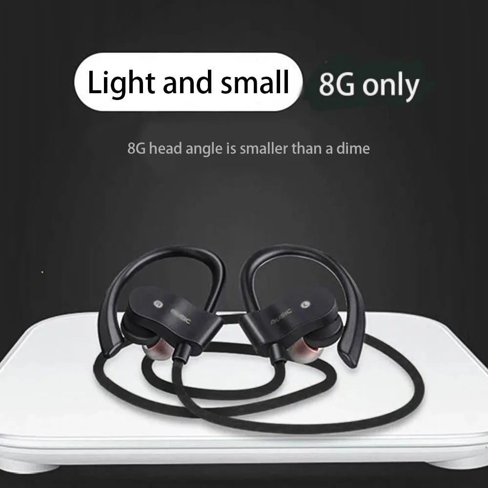 Bluetooth Earphones Earloop Earbuds Stereo Bluetooth Headset Wireless Sports Earpiece Handsfree With Microphone For Smart Phone - Image 5