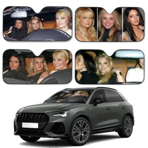 Paris Britney Lindsay-Hilton Car SunShade Car Sunshade Covers Cover Universal Windscreen Folding Visor