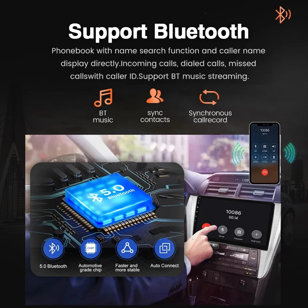 12.3" Carplay Android 14 Car Radio GPS Stereo Navigation Wifi Bluetooth Autoradio For Lexus RX300 RX330 RX350 RX400h 2004-2007 - Image 33