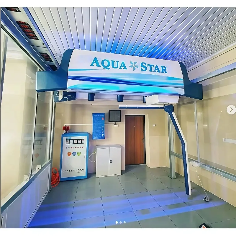 Touchless Car Wash Machine 360 for Sale Fully Automatic Stainless Steel 2200W Car Wash Machine - Image 5
