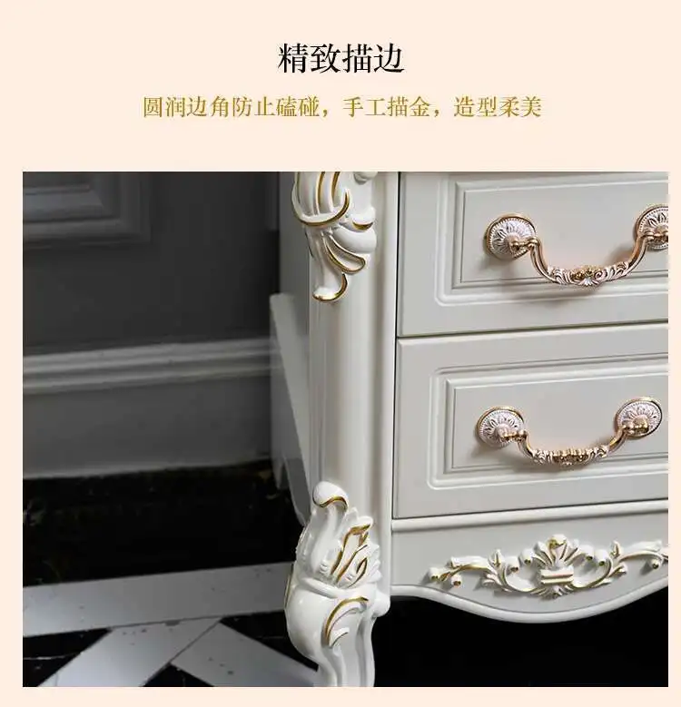 Luxury European Night Table Nordic Aesthetic Unique Italian Nightstand Advanced Sense High-end Criado Mudo Home Furniture - Image 24