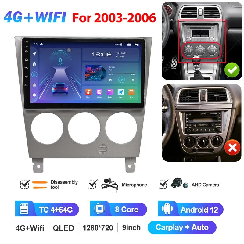 MAMSM For Subaru Impreza WRX 2000 - 2007 Car Radio Multimedia Video Player CarPlay Auto 4G Wifi GPS DSP IPS Navigation Head Unit - Image 17