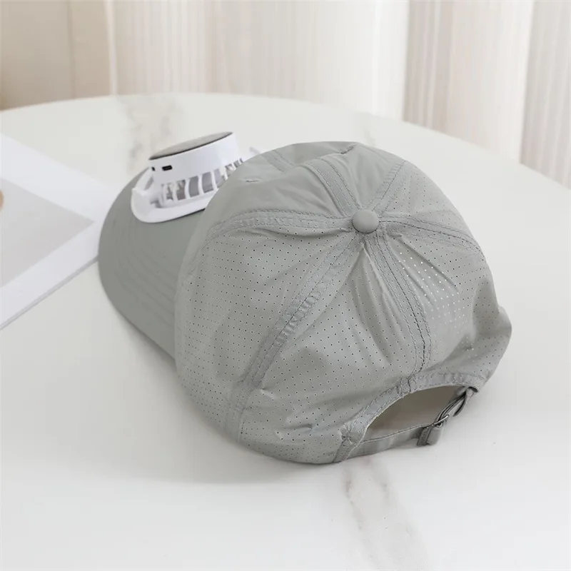 Outdoor Mesh Cap Solar Powered Charging Solar Fan Cap Summer New Style Breathable Sunshade Sun Protection men women Adults - Image 20