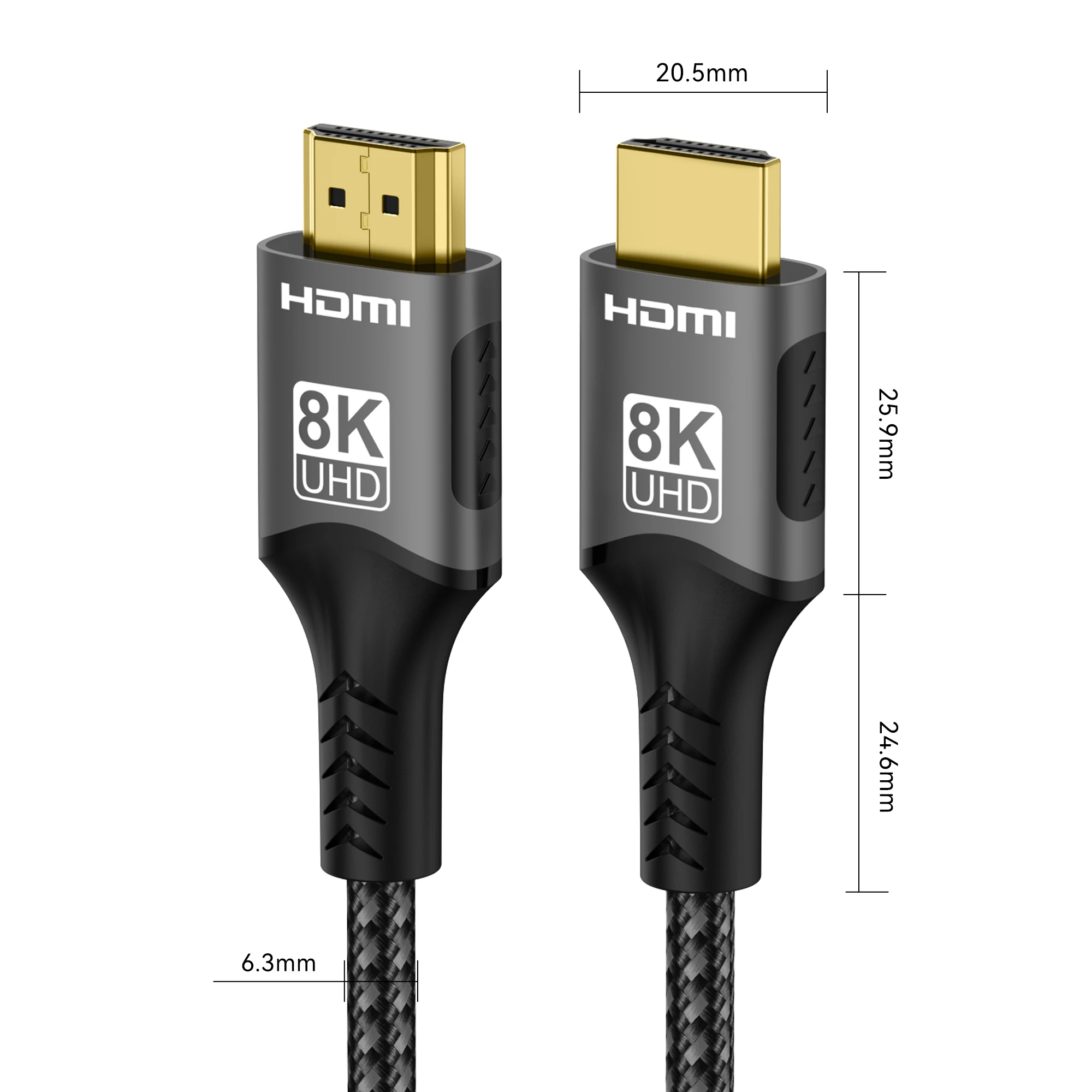 8K HDMI 2.1 Cable 8K@60Hz 4K@120Hz 48Gbps EARC ARC HDCP Ultra High Speed HDR For RTX Video Cable PC Laptop Projector HD TV PS5 - Image 4