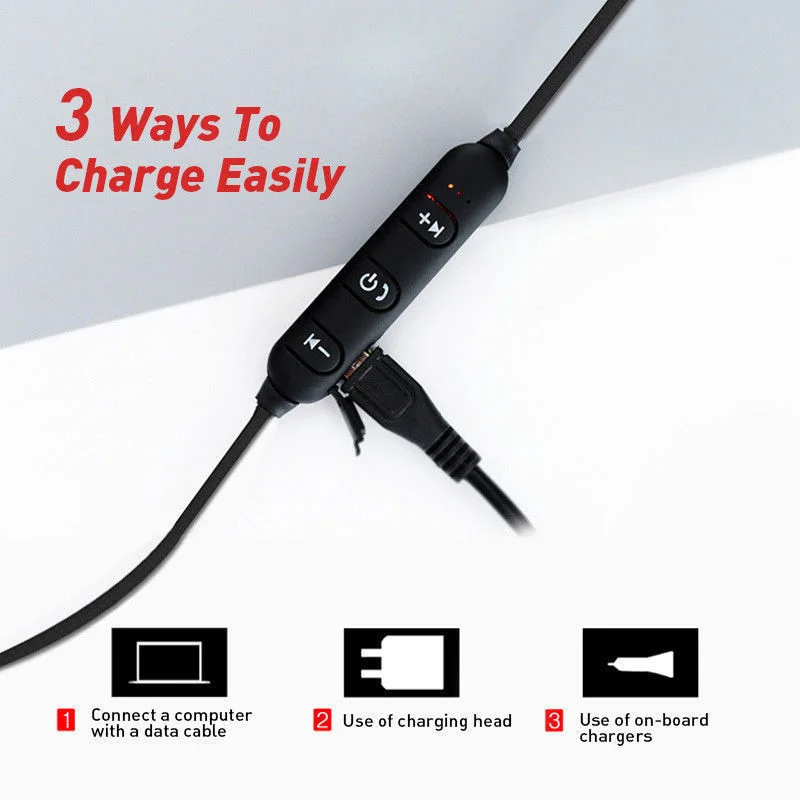 # XT-11 Bluetooth 4.2 Wireless Earphone Sports Headset Waterproof Earbuds Neckband Magnetic Headphone With Mic For Samrtphones - Image 11