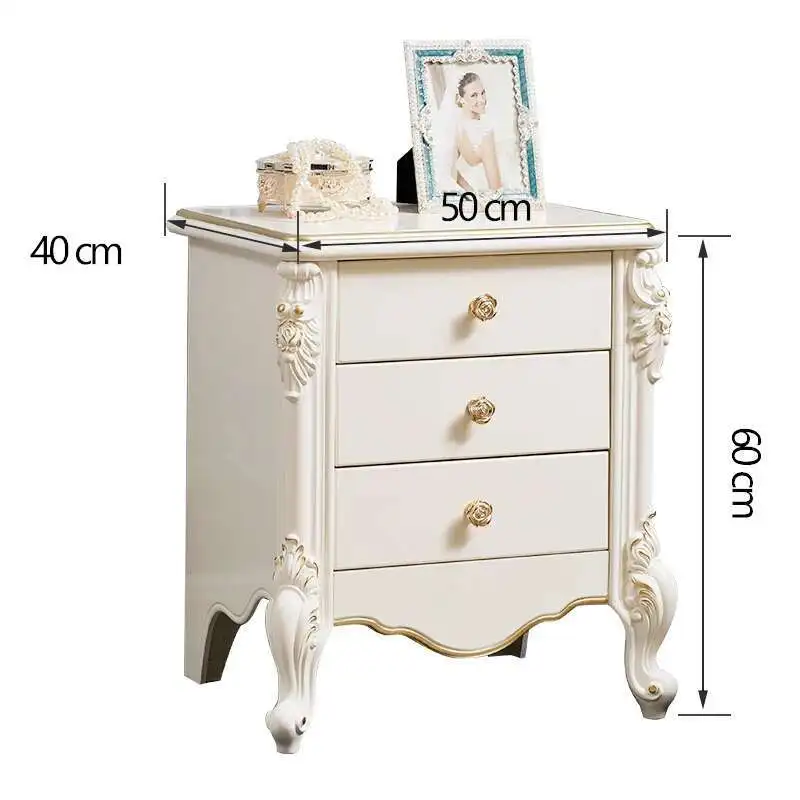 Luxury European Night Table Nordic Aesthetic Unique Italian Nightstand Advanced Sense High-end Criado Mudo Home Furniture - Image 16