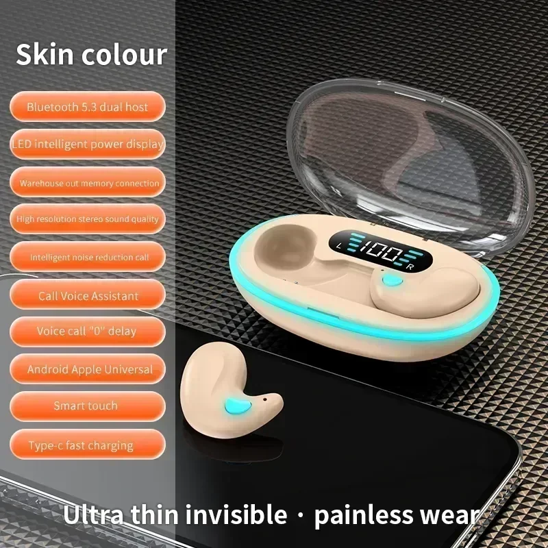TWS Earphones Wireless Earphones Headphones Noise Reduction Sport Game Sleep Bluetooth Earbuds for all smartphones - Image 32