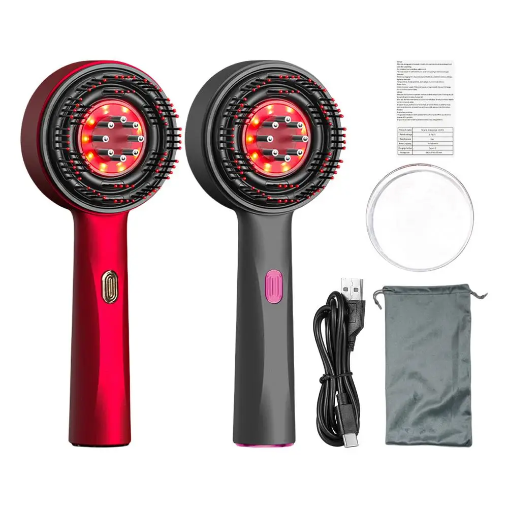 Scalp Massage Comb 2 in 1 Hair Oil Applicator Hair Massager Electric Scalp Massager Scalp Massaging Brush for Stimulates Hair - Image 9