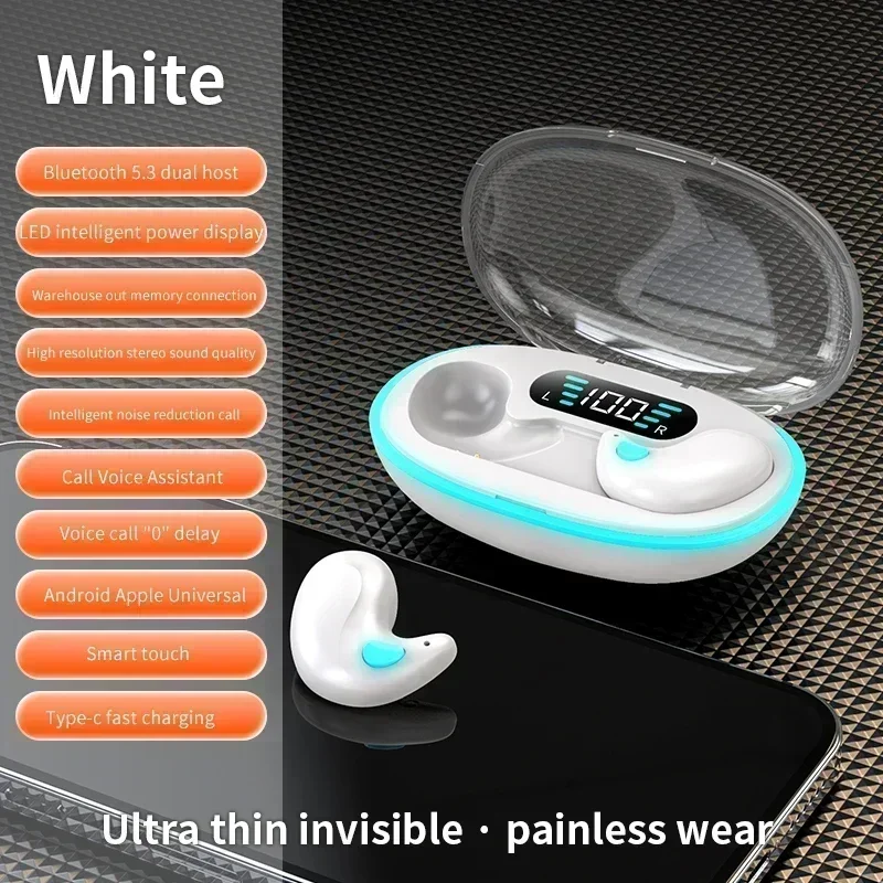 TWS Earphones Wireless Earphones Headphones Noise Reduction Sport Game Sleep Bluetooth Earbuds for all smartphones - Image 10