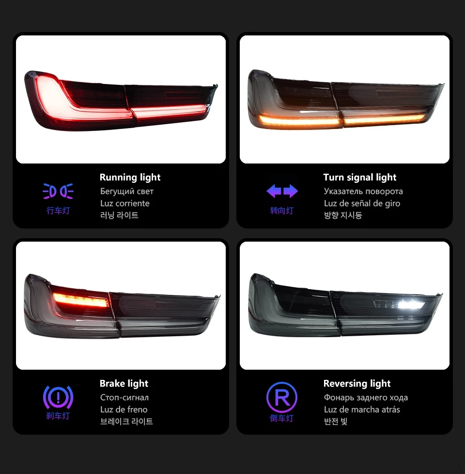 Car Lights for G20 2020-2024 3 Series 320i 325i LED Auto Taillights Assembly Upgrade Smoke Color Blink Lamp Tool Accessories - Image 11