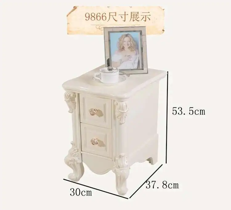 Luxury European Night Table Nordic Aesthetic Unique Italian Nightstand Advanced Sense High-end Criado Mudo Home Furniture - Image 7