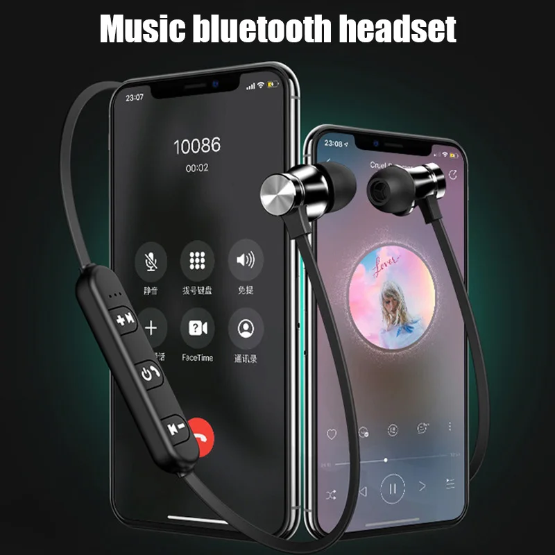 # XT-11 Bluetooth 4.2 Wireless Earphone Sports Headset Waterproof Earbuds Neckband Magnetic Headphone With Mic For Samrtphones - Image 5