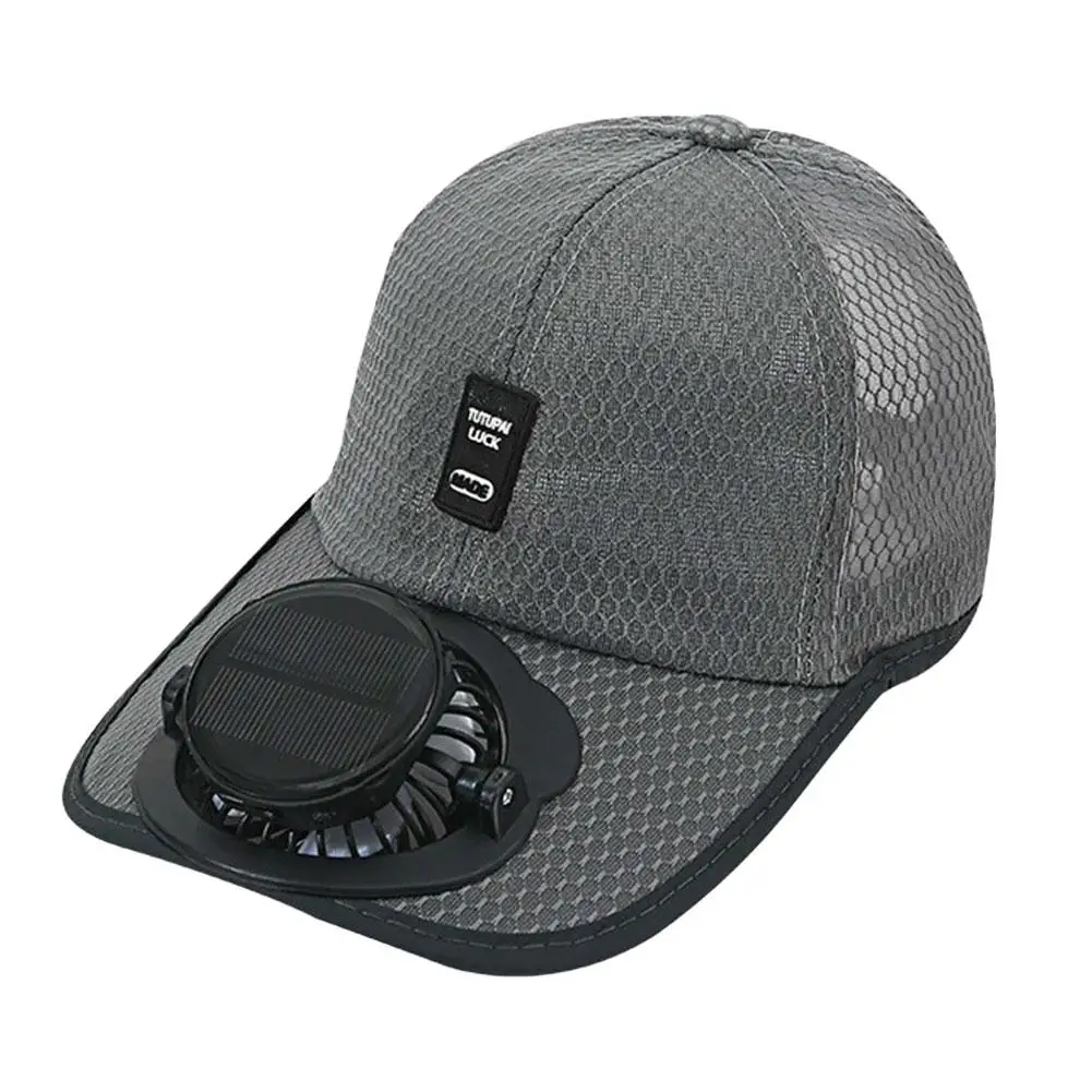 Newly upgrade breathable Sunhat with Solar Fan Sun Block Baseball Hat with Solar Fan USB Charging Fan Outdoor Sunhats - Image 10
