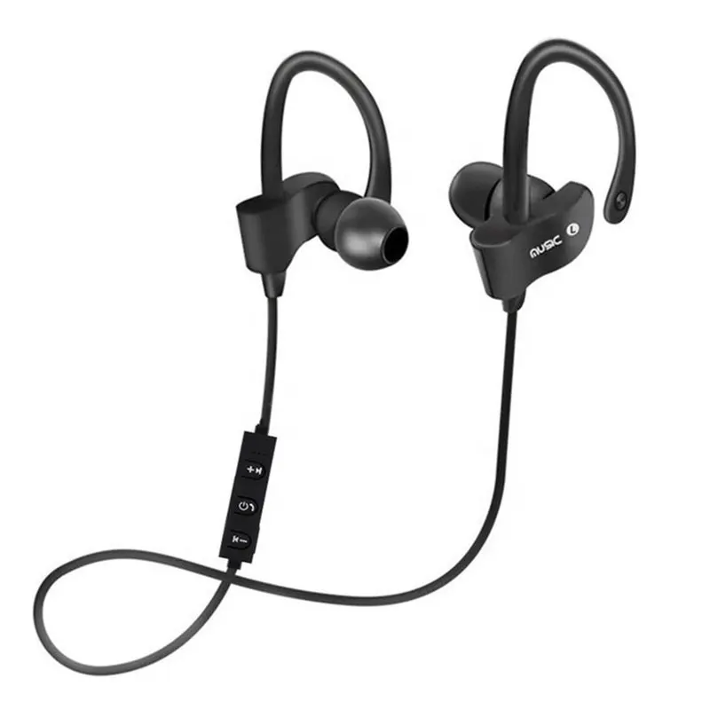 Bluetooth Earphones Earloop Earbuds Stereo Bluetooth Headset Wireless Sports Earpiece Handsfree With Microphone For Smart Phone - Image 2