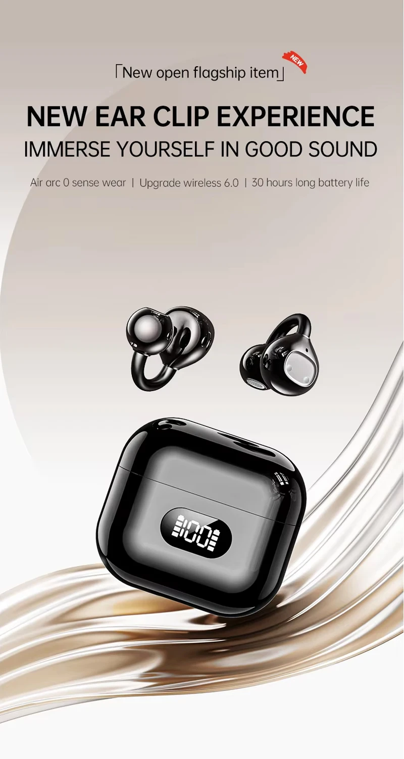 UYUXIO AI Language Translator Earphone with 150 Online Languages Clip On OWS Real Time Translation Earbuds for Business Travel - Image 10