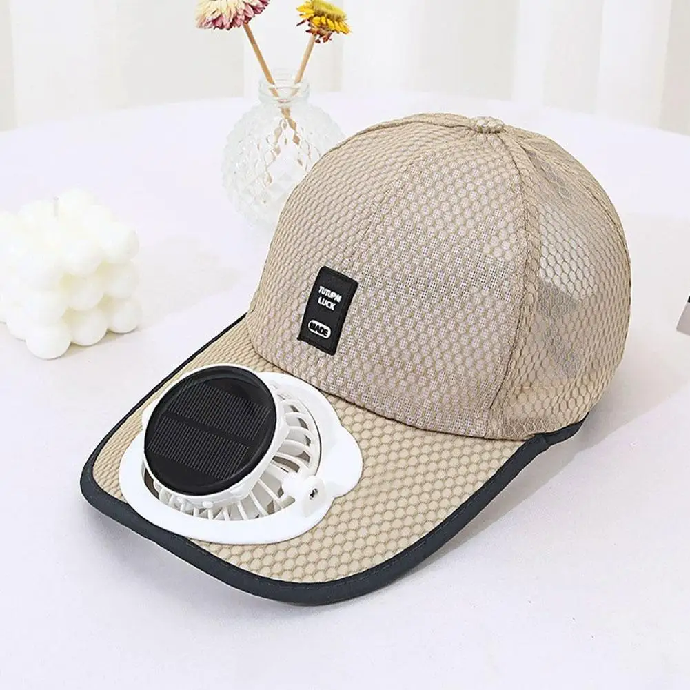 Newly upgrade breathable Sunhat with Solar Fan Sun Block Baseball Hat with Solar Fan USB Charging Fan Outdoor Sunhats - Image 23