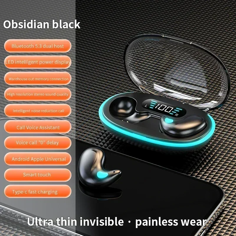 TWS Earphones Wireless Earphones Headphones Noise Reduction Sport Game Sleep Bluetooth Earbuds for all smartphones - Image 8