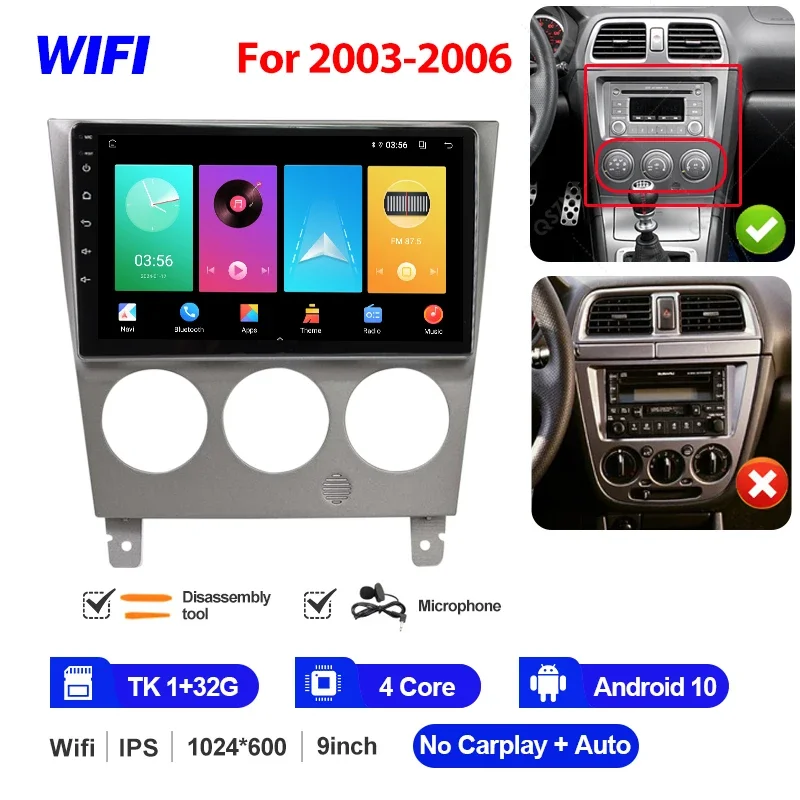 MAMSM For Subaru Impreza WRX 2000 - 2007 Car Radio Multimedia Video Player CarPlay Auto 4G Wifi GPS DSP IPS Navigation Head Unit - Image 21