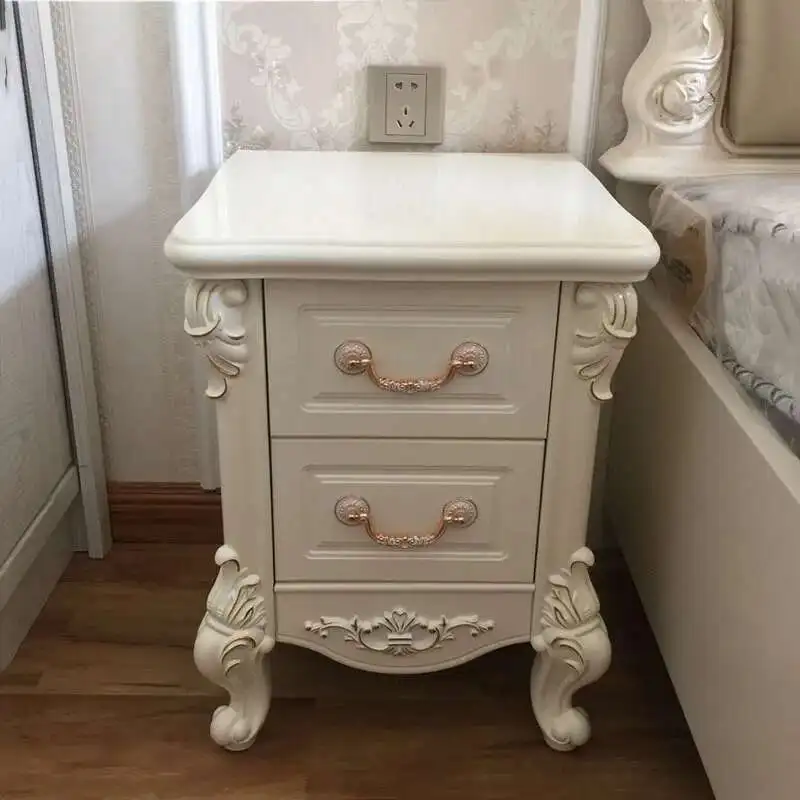 Luxury European Night Table Nordic Aesthetic Unique Italian Nightstand Advanced Sense High-end Criado Mudo Home Furniture - Image 5