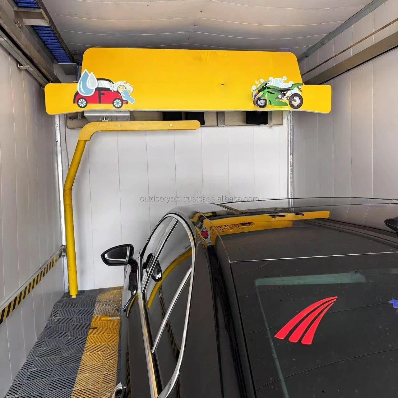 Touchless Car Wash Machine 360 for Sale Fully Automatic Stainless Steel 2200W Car Wash Machine - Image 8