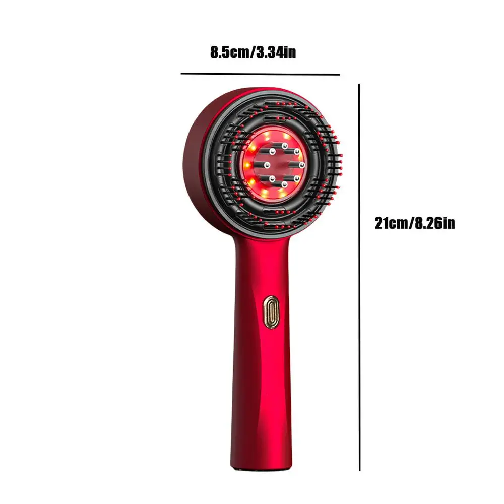Scalp Massage Comb 2 in 1 Hair Oil Applicator Hair Massager Electric Scalp Massager Scalp Massaging Brush for Stimulates Hair - Image 8