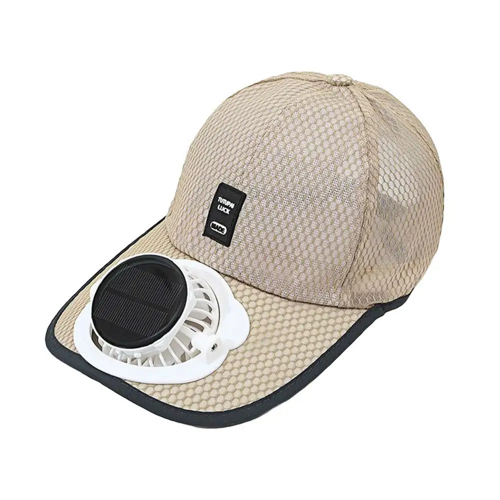 Newly upgrade breathable Sunhat with Solar Fan Sun Block Baseball Hat with Solar Fan USB Charging Fan Outdoor Sunhats - Image 7