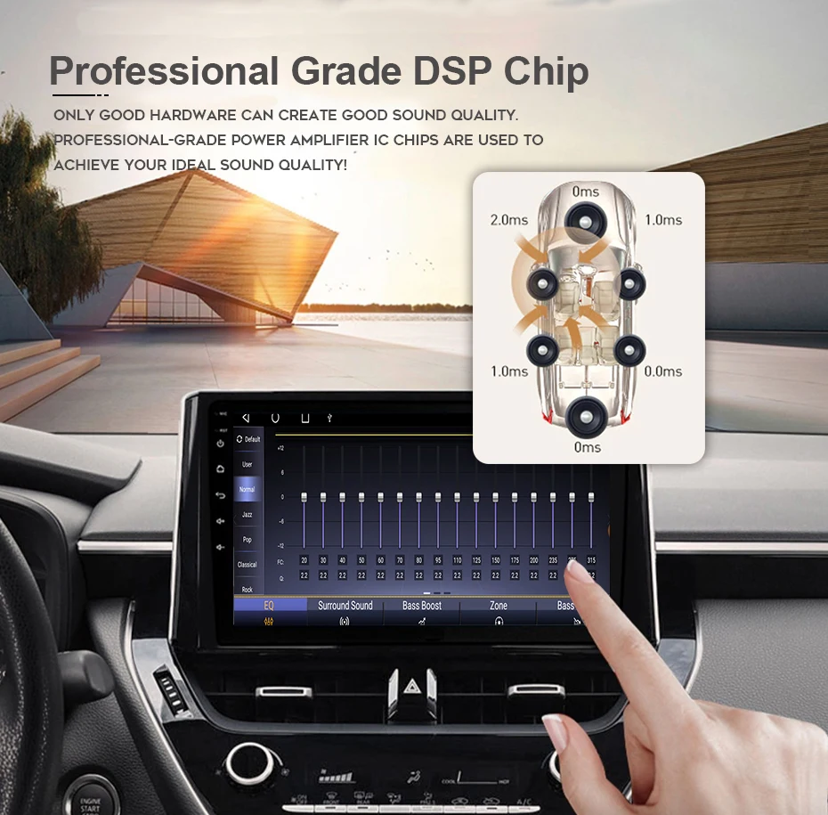 12.3" Carplay Android 14 Car Radio GPS Stereo Navigation Wifi Bluetooth Autoradio For Lexus RX300 RX330 RX350 RX400h 2004-2007 - Image 5