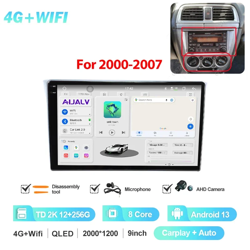 MAMSM For Subaru Impreza WRX 2000 - 2007 Car Radio Multimedia Video Player CarPlay Auto 4G Wifi GPS DSP IPS Navigation Head Unit - Image 10