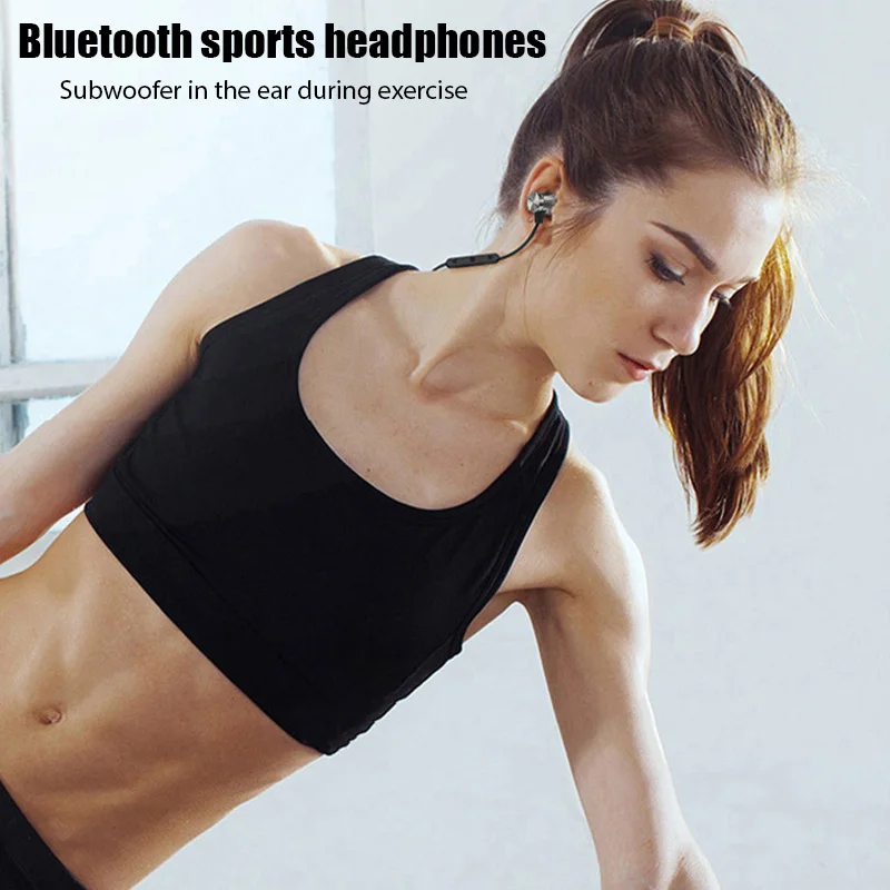# XT-11 Bluetooth 4.2 Wireless Earphone Sports Headset Waterproof Earbuds Neckband Magnetic Headphone With Mic For Samrtphones - Image 6