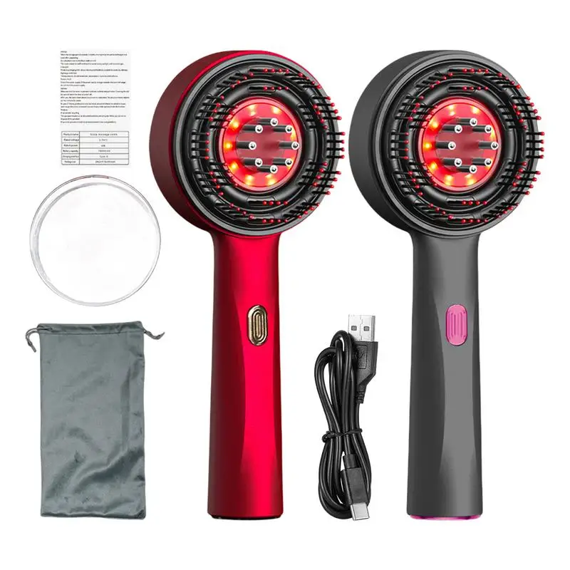 Scalp Massage Comb 2 in 1 Hair Oil Applicator Hair Massager Electric Scalp Massager Scalp Massaging Brush for Stimulates Hair